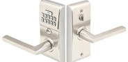 Modern Brass Keypad Leverset