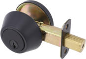 Italian Collection Single Cylinder Deadbolt Edged Oil Rubbed Bronze Italian Collection Single Cylinder Deadbolt Edged Oil Rubbed Bronze